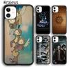 Krajews Supernatural Logo On Wood Phone Case Cover For iPhone 17 Air 16 15 14 Plus 11 12 Pro Max Coque Fundas