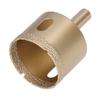   Hole Saw Carbon Steel Tile Holes Opener Drill Bit for Porcelain Glass Triangular Shank