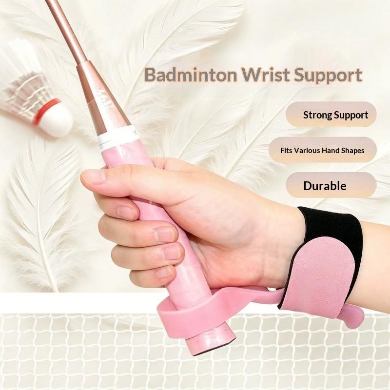 Adjustable Badminton Wrist Support Trainer For Various Hand Size Strong Support Corrects Racket Grip Posture