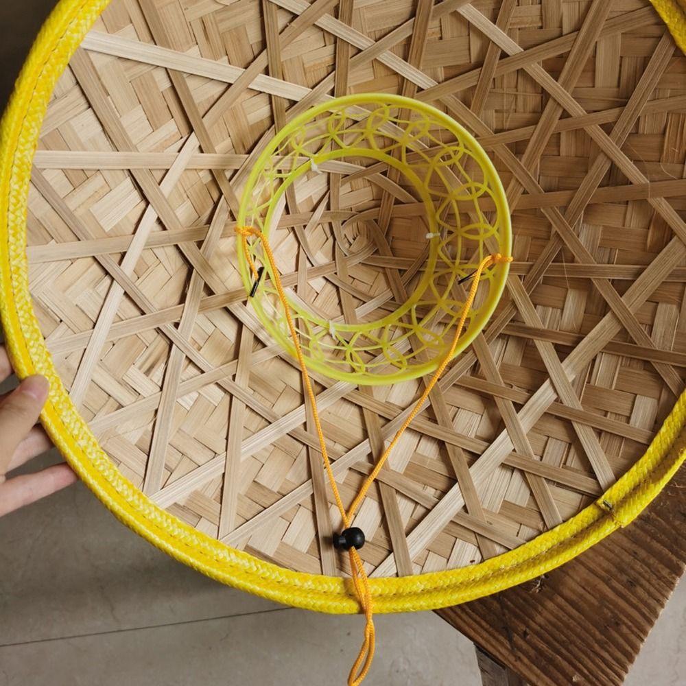 Stil Hüte Damen Sonnenhüte Herren Fischerhüte Geflochtene Strohhüte Bambus Rattan Hüte Tourismus Regenkappen