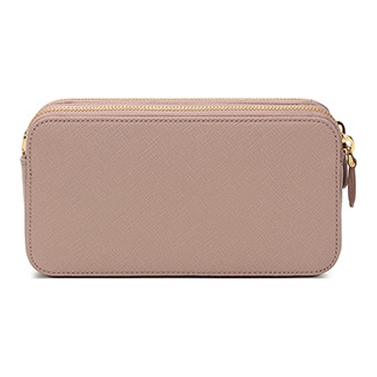 Prada Borsa a tracolla in pelle con chiusura a zip e catena da donna Borsa a tracolla da donna 1BP024-NZV-F0236-V-CO1