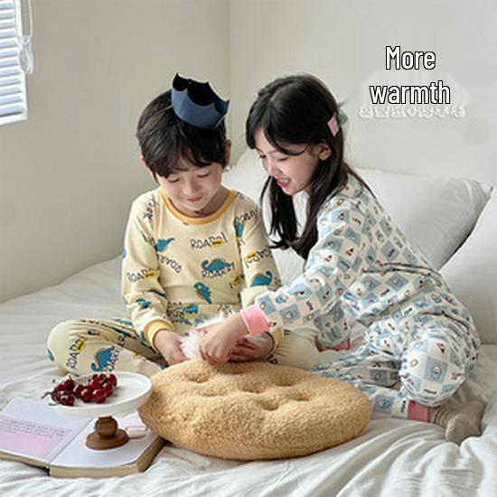 Korean Style Kids' Letter Sweatpants - Unisex Spring Long Pants