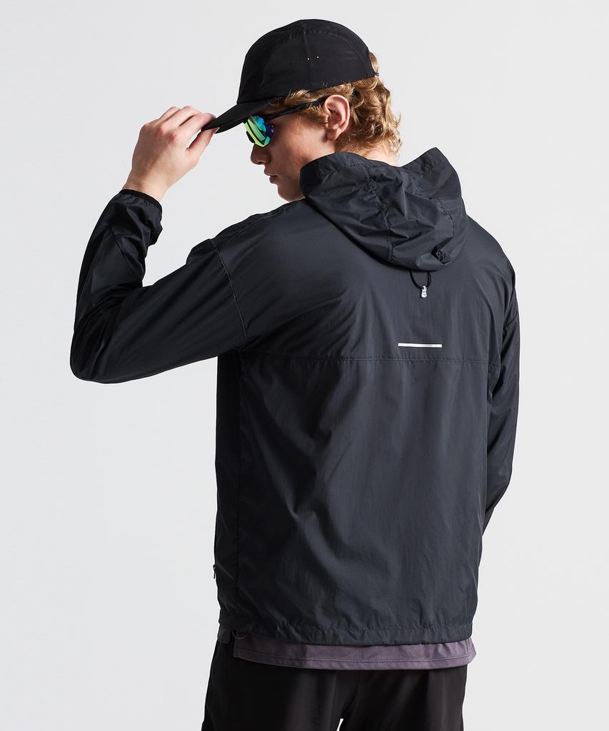 Lazybee Ultralight Packable Air Glide Reflect Windbreaker Jacket W Black
