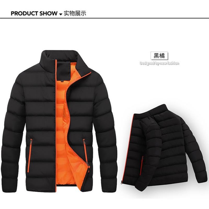 Men Plus Size Loose Thick Short Casual Winter Padded Jacket
