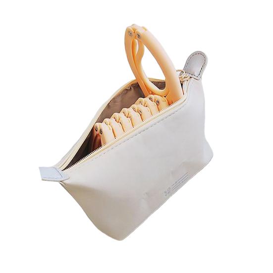 Folding Rack Storage with Hook Head Clothes Bag Closet Organization Accessory