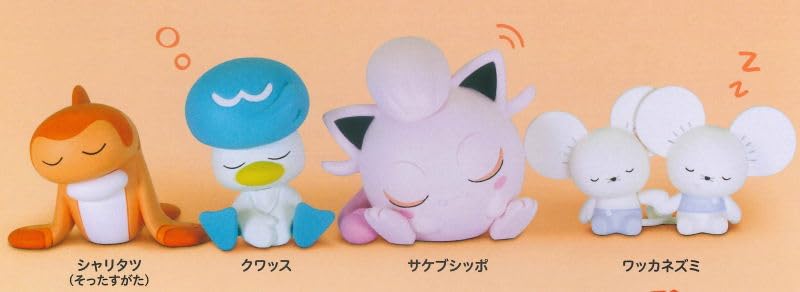 Shoulder Zun Pokemon 7 of 4 Gacha Capsule Toy Fig. [Set (Complete)]