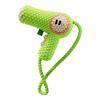 Hair Dryer Shaped Dog Chew Toy Durable Chew Squeaky Dog Toy Plush Dog Toy  Boredom Relief