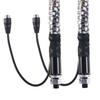 Universal RGB LED Whip Lights Flagpole Antenna Brake Light Waterproof Spiral Lamp Remote for Offroad Truck ATV UTV