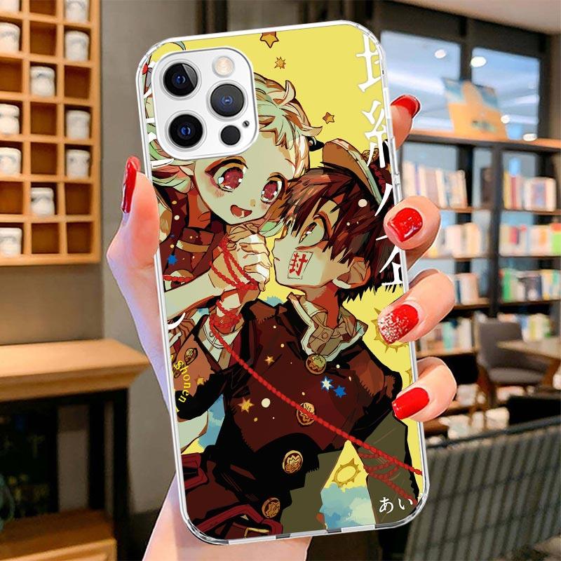 Toilet bound Hanako Kun Anime Cover Phone Case For iPhone 16 17 Air 15 14 Pro Max 16E Phone Case 13 Mini 12 11 7 SE 8 Print Patt