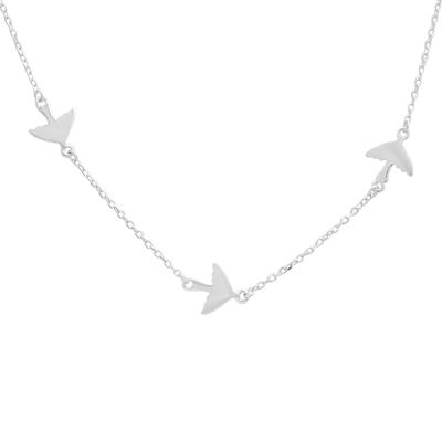 Silver Necklace Without Stones, Item Weight 2.9 G (2184027)