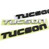 Rlapg3 Dla Hyundai Tucson Naklejka Metalowy Chromowany Czarny Logo Emblemat Tucson Litery Tabliczka z Nazwą Naklejka Odznaka Bagażnika Samochodu Akcesoria