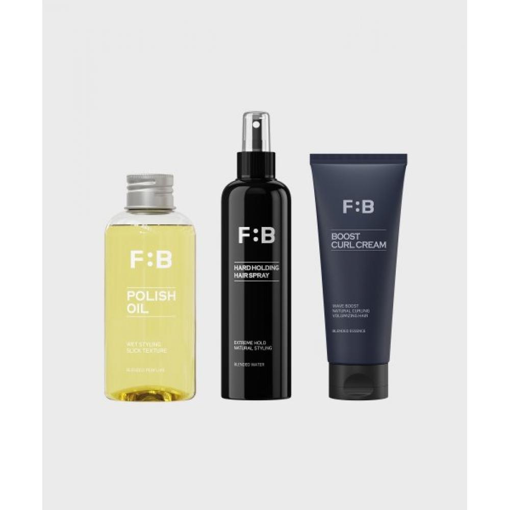 For Beaut Wet HaIr StylIng Set I polIsh oIl + HaIr Spray + Curl Cream none