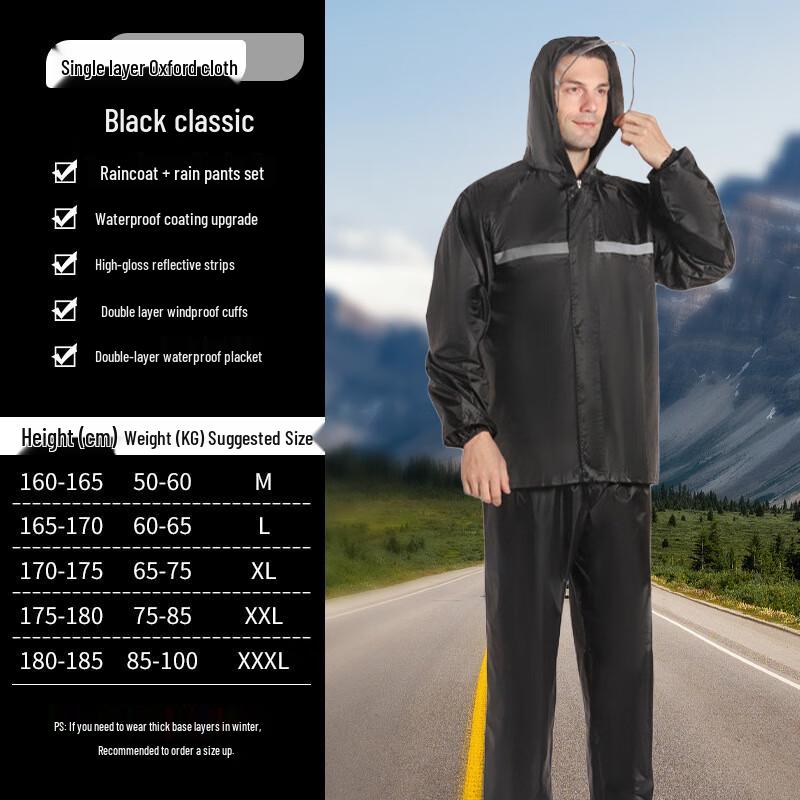 SMVP Reflective Split Rain Suit