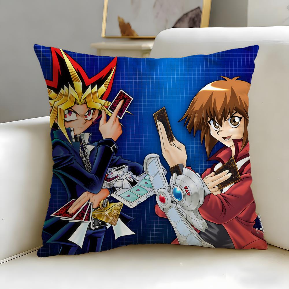 classic anime GX YuGiOh GX Cushion Cover Soft  EasyWash Pillow Case  Versatile for Couch Bed Travel and Office