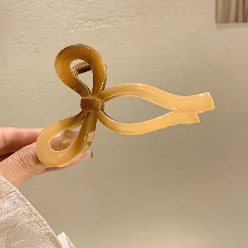 Fermagli a forma di granchio in acrilico per donne, fermagli trasparenti a forma di squalo, fermagli a forma di forbici, fermagli per capelli, accessori per acconciature da bambina