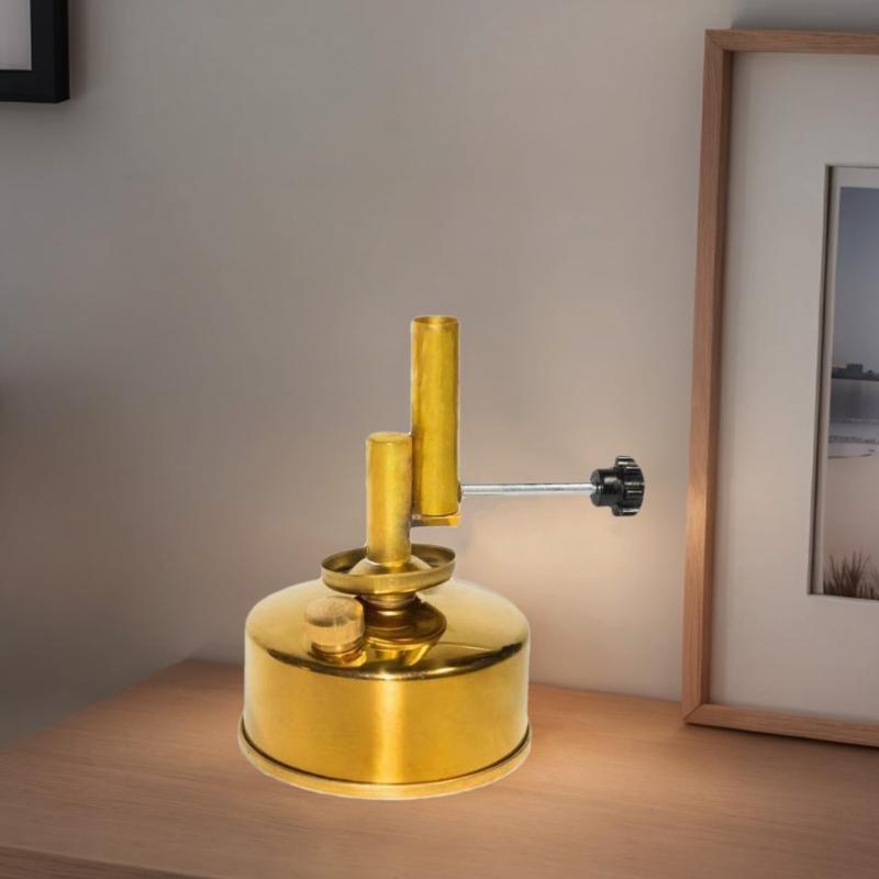 Lab Alcoholic Lamp Burners Metal Alcoholic  Lamp Burners Teaching Alcoholic Heater for Chemistry Experiment Project
