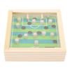 Wooden Maze Ball Balance Toy Labyrinth Game Interactive Tabletop Game for Kindergarten and Home
