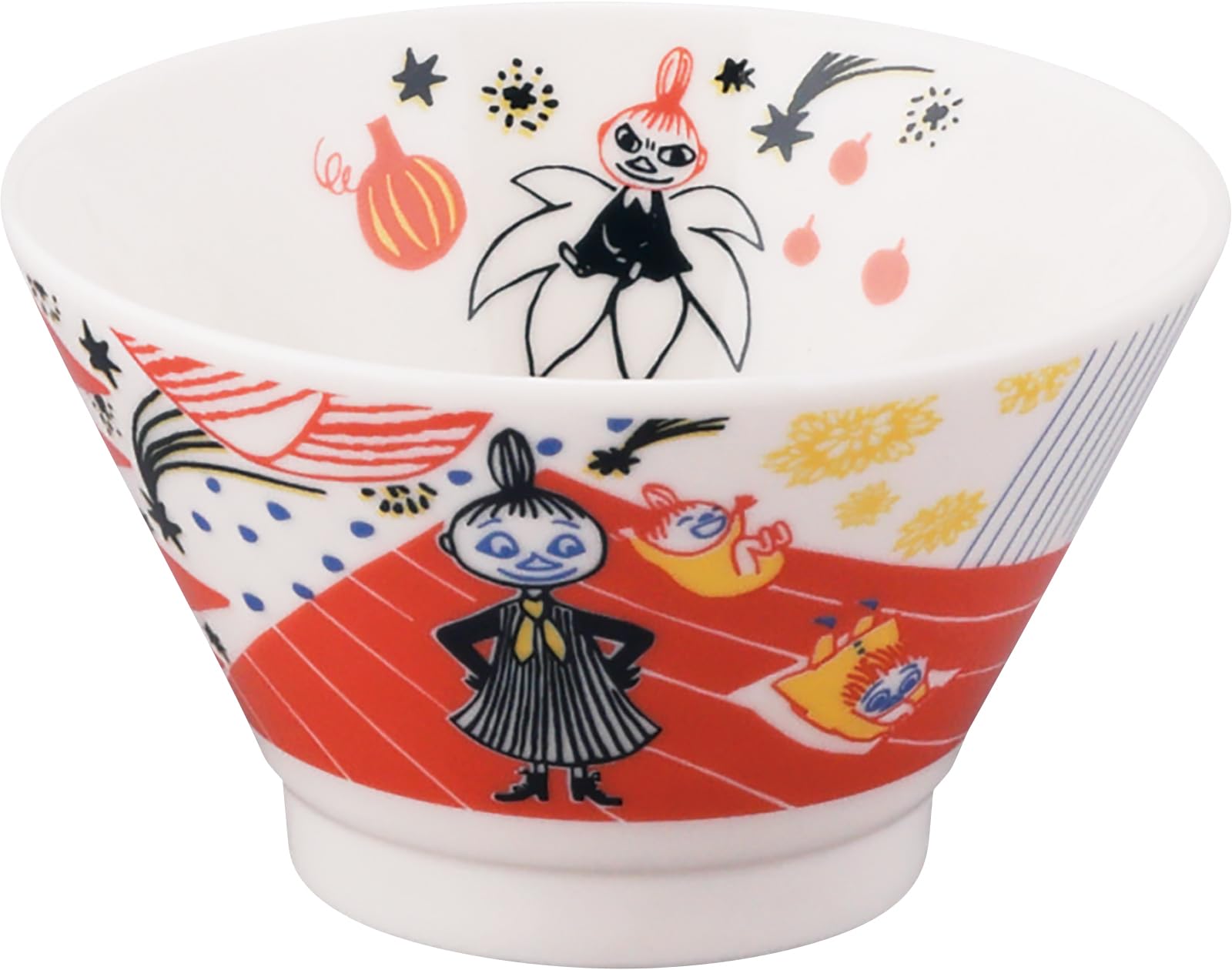

Moomin Small Bowl Aina Made in Yamaka (200ml) (Little My) Series, Japan, Shoten, MM8502-352 красный