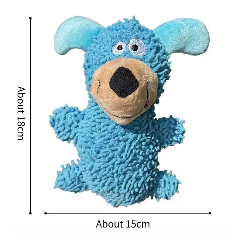 Animal Shaped Sound Toys Plush Bite Resistant Relieve Boredom Prevent Pets From Dismantling Household Dolls Cat and Dog Universal Pet Supplies