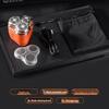 Men's Rechargeable Mini Three-Blade Electric Razor - Portable Magnetic Suction Beard Trimmer