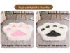 Cat Paw Rug - Skin-Friendly, No Shedding, Machine Washable, Imitation Rabbit Fur Blend for Bedroom/Sofa/Living Room Floor Mat