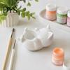 Student Desk Decorations 3D Fortune Cat Storage Box, Cute Money Jewelry Organizer Small Holder for Rings, Mini Planter Home Decor Figurine,
