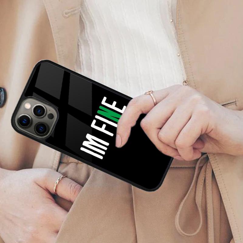 Im Fine Meme Funny Magnetic Phone Case For APPLE iPhone 17 Air 16 14 13 12 Pro Max 15 Plus Wireless Charge With MagSafe Cover