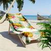 Pineapple Tropical Print Beach Towel Beach towel quick-drying for travel outdoor sports jogging beach and swimming