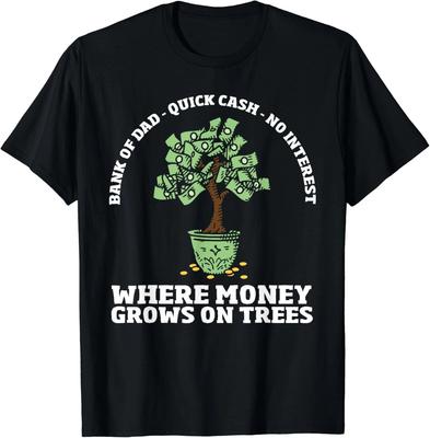 Dads Money Sarcasm Lover Funny Dad Jokes - Bank Of Dad Gift Unisex T-Shirt
