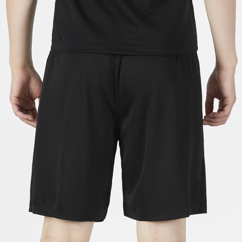 Puma Logo Print Sports Set Round Neck Short Sleeve T-Shirt Casual Five-Point Shorts Set Men sets Black 532280-01+704924-03