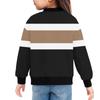 Kızlar Fermuarlı Ceketler Çocuklar Sonbahar Uzun Kollu Sweatshirtler Cepli Dış Giyim 5-15 Yaş