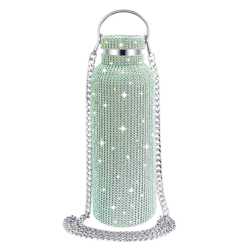 Sparkling Diamond Thermal Bottle Large Capacity For 6-12 Hours Holding Time Insulated Water Bottle
