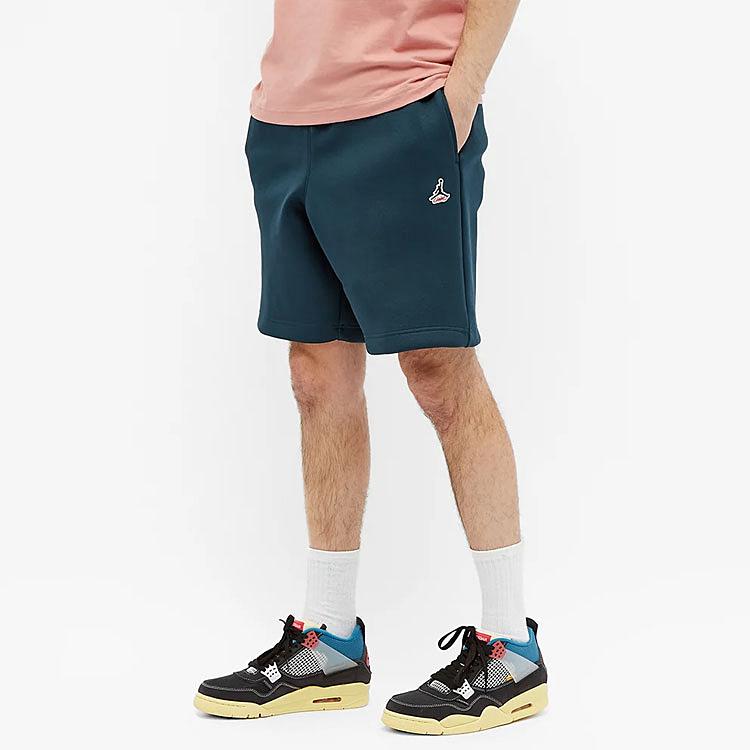 Jordan Union LA Embroidered Logo Sports Shorts Men Bottoms Navy-Blue CV1260-454