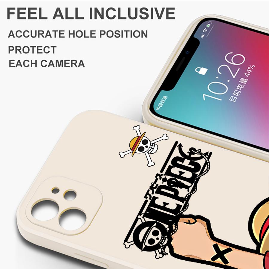 One Piece Cute Phone Cover Case for Apple iPhone 17 Pro Max 11 XS XR 7 8 16 Air 12 Plus 15 13 Mini