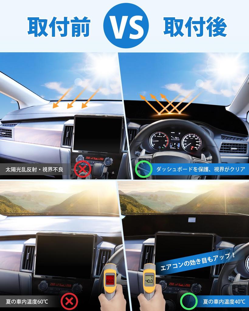 Cartist Dashboard Mat for Mitsubishi New Delica D5 Dashboard Cover for DELICA 2019 Reduces Reflection On the Prevents Sun Dedicated Accessory for