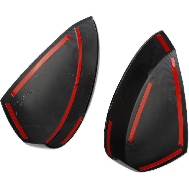 Carbon Fiber Style Side Rearview Mirror Cover Molding Trim Accessories for Nissan 350Z