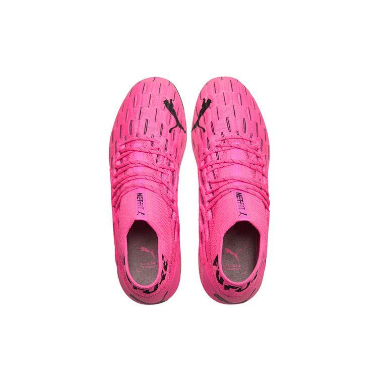 Puma Future 6.1 Netfit Mid MG Soccer Shoes Men Soccer Shoes Pink 106181-03