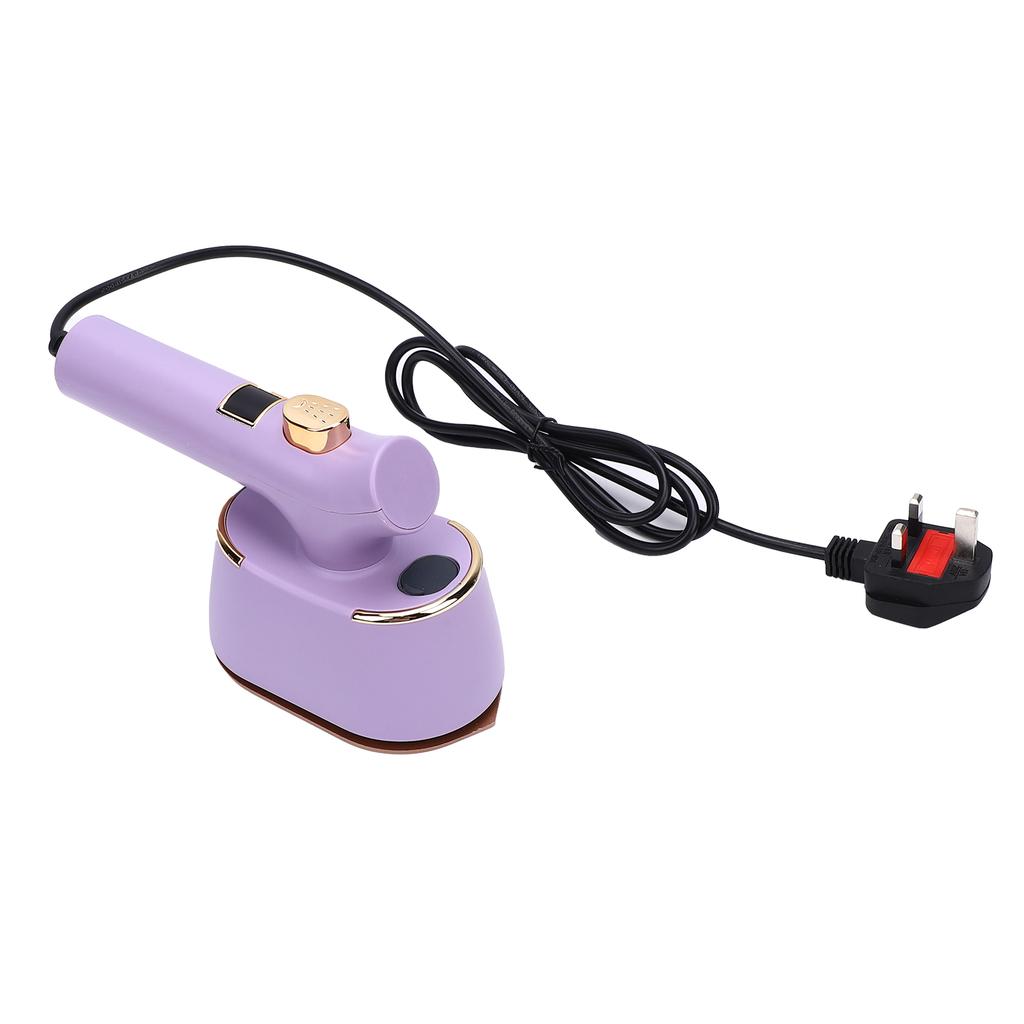 Portable Handheld Garment   Electric Iron Home Travel Lightweight Clothes Powerful Wrinkle Remover with 120ml Water   Type C Purple