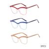 Irregular Polygonal Eyebrow Flat Mirror, Anti Blue Light Cat Eye Personalized Eyeglass Frame, Fashionable Commuting Frame 1027