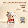 Cute Lucky Sheep Figurines 2027 Year Of Goat Decor Resin Adorable Design Home Desktop Ornament New Year Gift