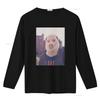 Funny Hilarious Pig Head Meme Print Casual Streetwear T Shirt Vintage Washed Homme Breathable Versatile Stretched Fashion
