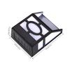 Solar Powered Wall Mount 2 LED Light Outdoor Garden Path Landscape Fence Yard Lamp White