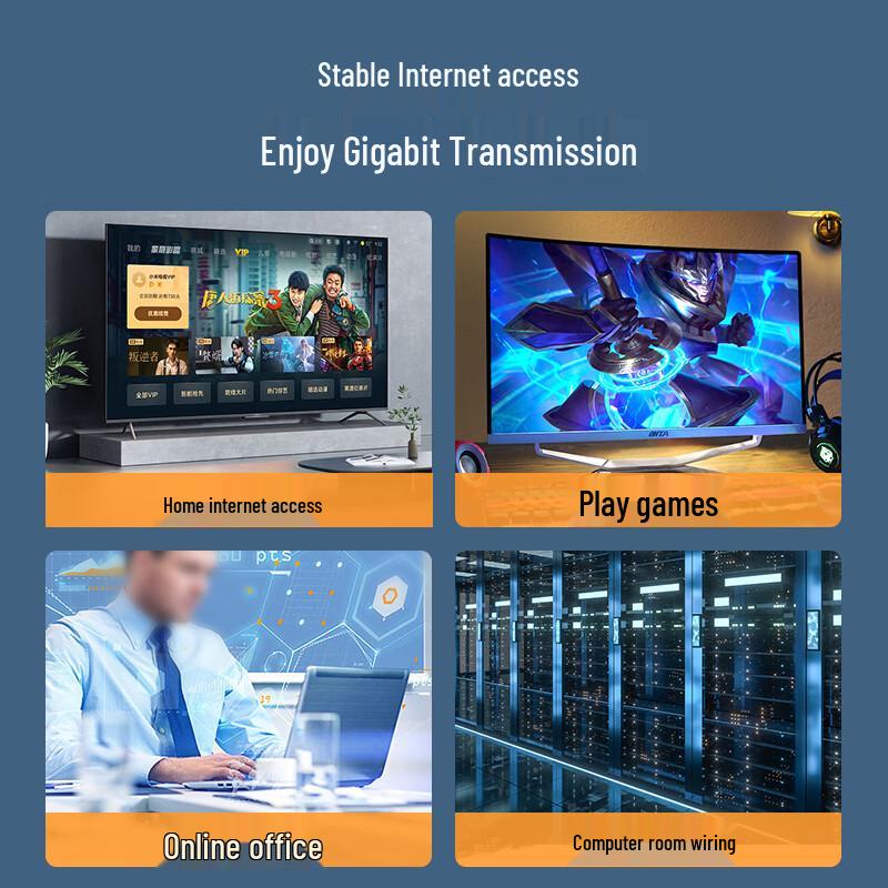 Zhongtian Hengke Cat5e Armored Anti-Rat Bite Network Cable