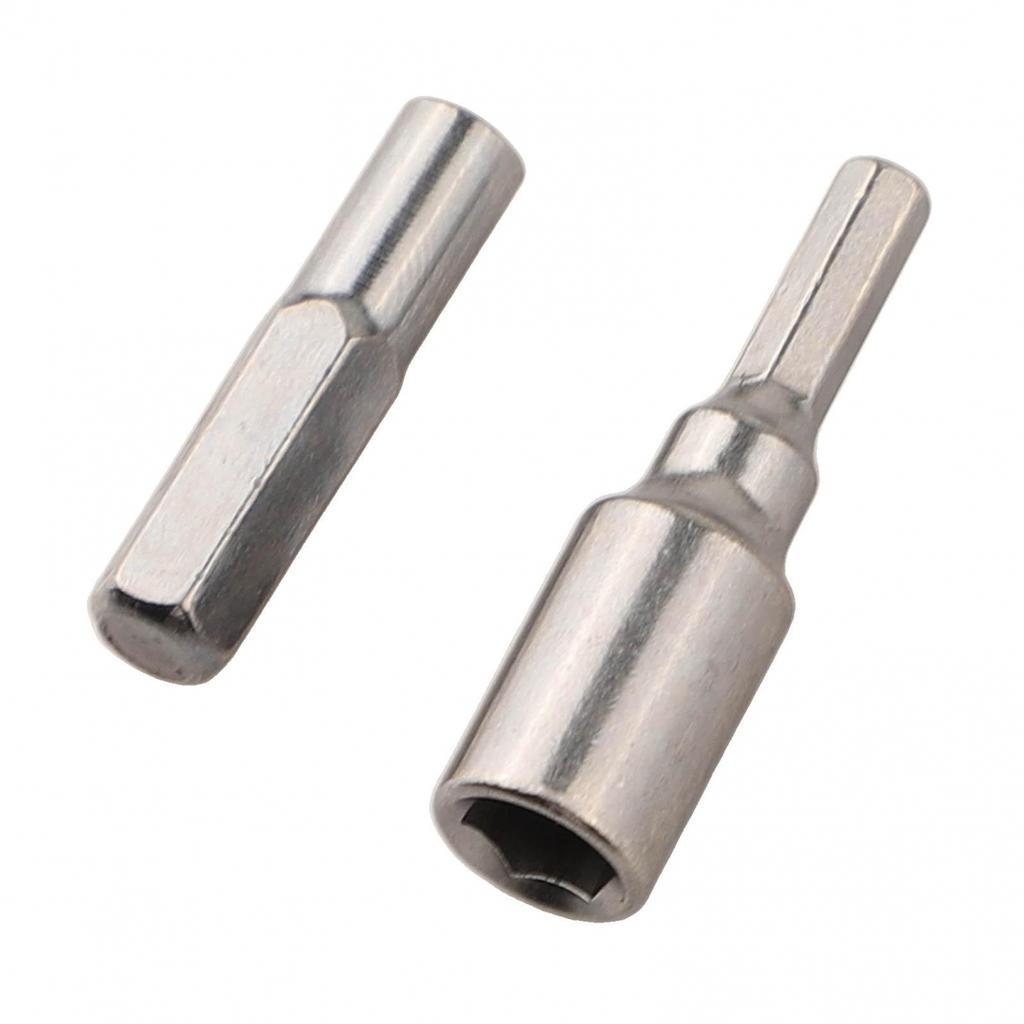 Hex Transducer Adapter Socket with Magnetic Hold for 4mm To 6 35mm Drill Bits