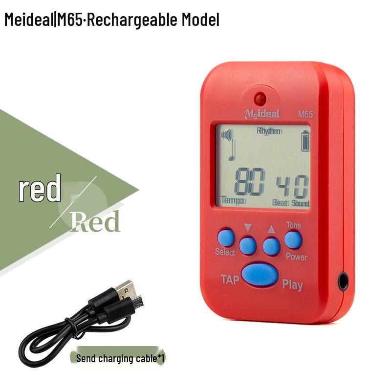 

Universal Rechargeable M65 Electronic Metronome for Piano, Guitar, Drums, Violin, and Guzheng