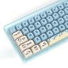 141 Keys XDA Profile Dye Sublimation Printing PBT Keycap Set Custom Cute Keycaps US Layout MX Switches Compatible with Mechanical Keyboards Keycaps,