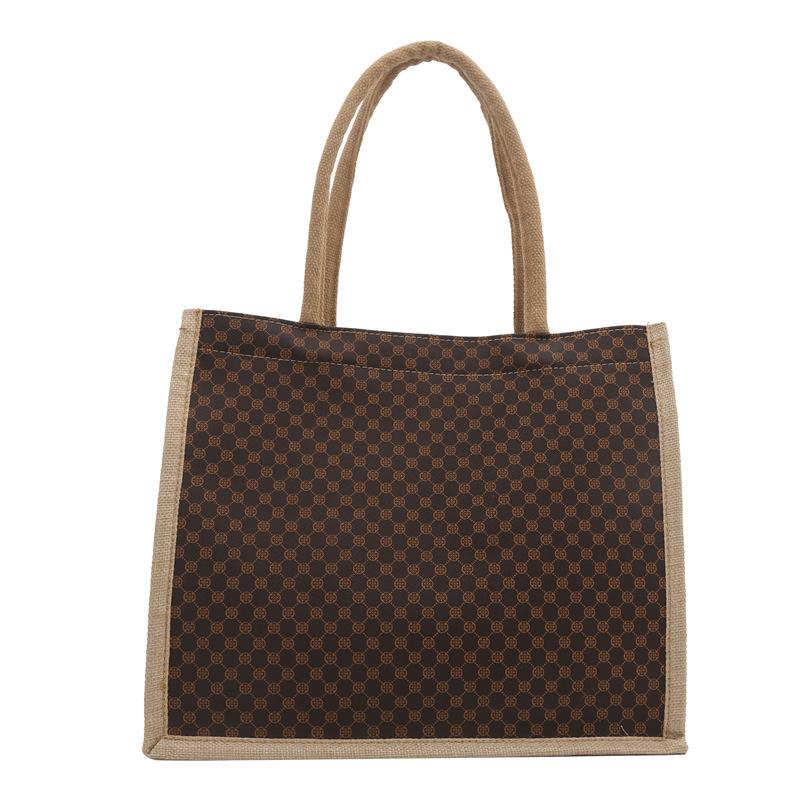 

Женские сумки Модные сумки-тоуты с плетением Нишевые сумки большой вместимости на плечо Простые сумки для поездок на работу Сумки подмышки