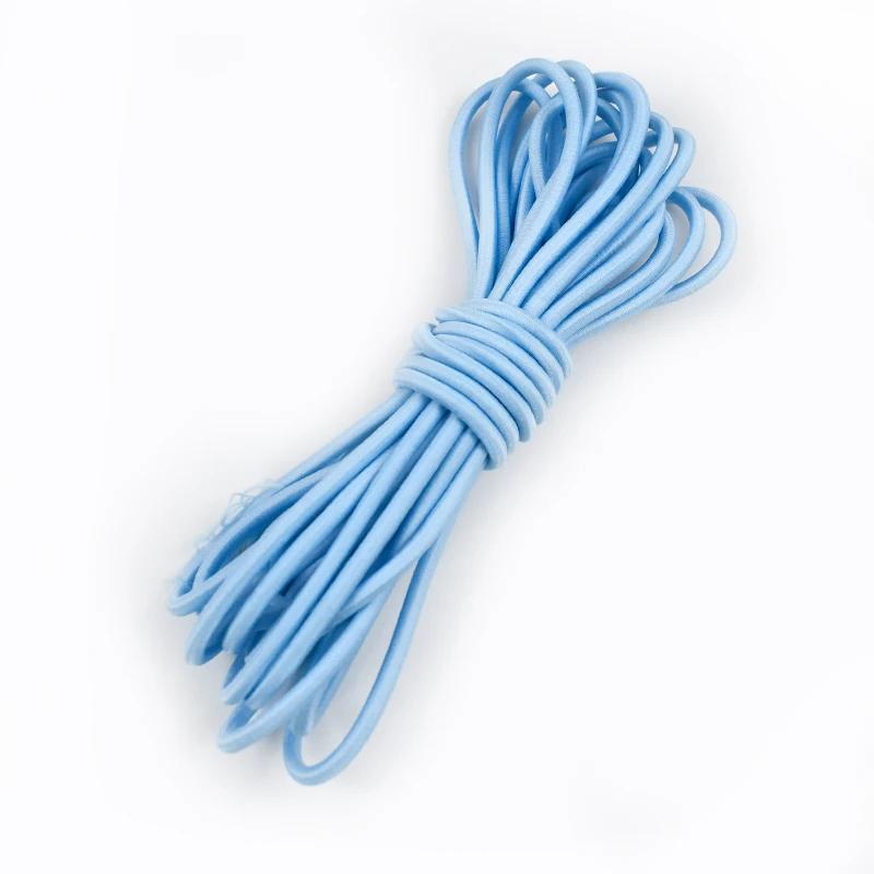 5/10/20M 4mm Cordoane Elastice Meetee pentru Haine Bandă de Păr Elastic de Cauciuc Bandă Arc Elastic Accesorii de Cusut DIY