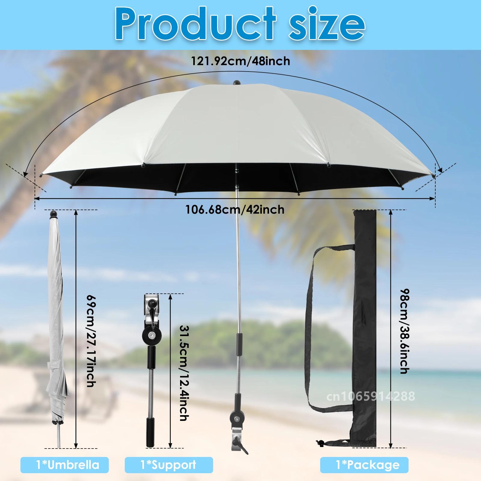 Outdoor Beach Sun Shade Umbrella Anti-Uv
