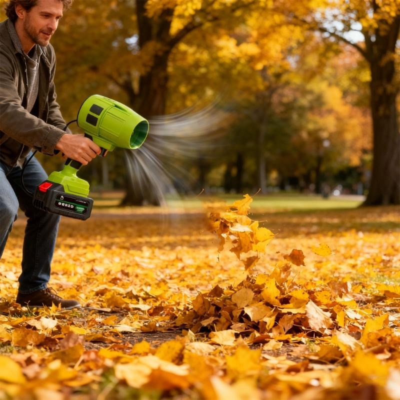 High Speed Cordless Blower 110V Rechargeable Handheld Device For Dust Removal Lightweight Design Includes And Ergonomic Grip